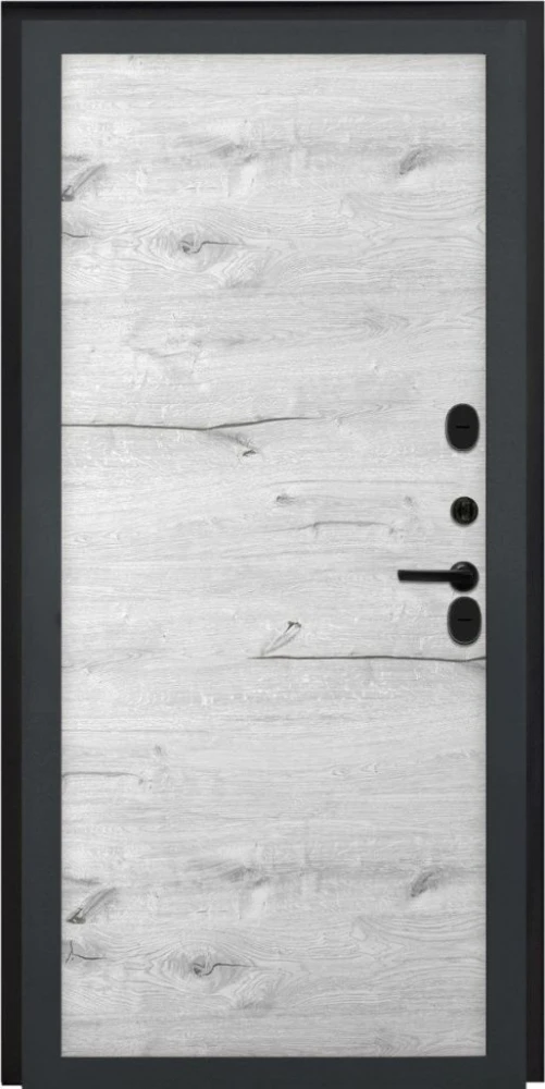 Входная дверь ДвериПРО Л-3б Без фрезеровки Дуб арктик горизонт DPRO226438 внутренняя сторона
