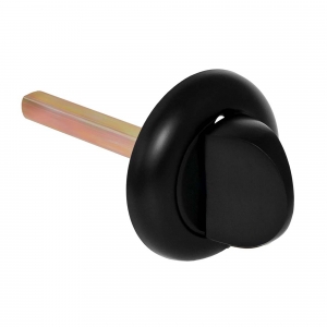 Ручка поворотная BKW8x75.R.HMR54 (HMR8x75) BL-24 черный